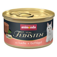 Produktbild von animonda vom Feinsten Mousse mit Lachs und Geflügel 12x85g