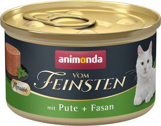 Produktbild von animonda vom Feinsten Mousse Pute und Fasan Hundefutter 12x85g
