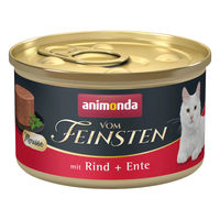 Produktbild von animonda vom Feinsten Mousse Rind und Ente Hundefutter 12x85g