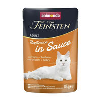 Produktbild von animonda vom Feinsten Nassfutter Adult Stückchen in Sauce Huhn und Truthahn 24 x 85 g