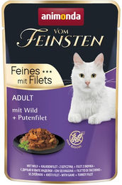 animonda vom Feinsten Nassfutter für Katzen Adult Wild und Putenfilet 18x85g – Bild 1 von 1