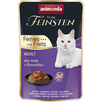 Produktbild von animonda vom Feinsten Nassfutter für Katzen Adult Wild und Putenfilet 18x85g
