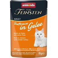 Produktbild von animonda vom Feinsten Nassfutter Katze Adult Huhn mit Pute in Gelee ohne Zucker 24x85 g