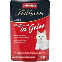 Produktbild von animonda vom Feinsten Nassfutter Katze Adult Huhn mit Rind in Gelee 24x85 g