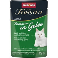 Produktbild von animonda vom Feinsten Nassfutter Katze Adult Huhn mit Wild Stückchen in Gelee ohne Zucker 24x85 g