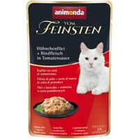 Produktbild von animonda vom Feinsten Nassfutter Katze Adult Huhn und Rind mit hohem Fleischanteil in Sauce 18x50g - 18 x 50 g