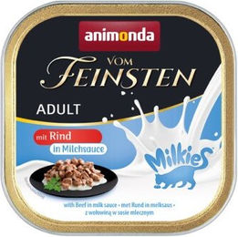Produktbild von animonda vom Feinsten Nassfutter Katze Adult Rind in Milchsauce 32x100g - 32 x 100 g