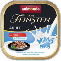 Produktbild von animonda vom Feinsten Nassfutter Katze Adult Rind in Milchsauce 32x100g - 32 x 100 g