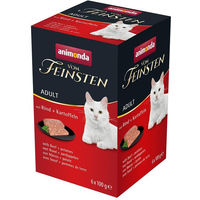 Produktbild von animonda vom Feinsten Nassfutter Katze Adult Rind mit Kartoffeln Paté 32x100g