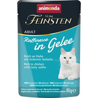Produktbild von Animonda Vom Feinsten Raffinesse Katzen Nassfutter Adult Huhn und Seelachs in Gelee 24 x 85 g - 24 x 85 g