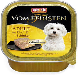 Animonda Vom Feinsten Schlemmerkern Hundefutter Nassfutter Adult Rind und Schwein mit hohem Fleischanteil ohne Zucker 22 x 150g - 22 x 150 g – Bild 1 von 7