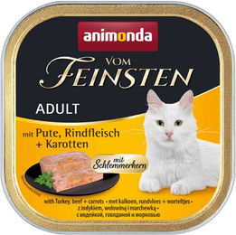 Produktbild von animonda vom Feinsten Schlemmerkern Hundefutter Pute Rind Karotte Adult 32x100g