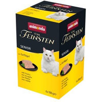 Produktbild von animonda vom Feinsten Senior Katzen Nassfutter Geflügel Paté 6 x 100 g - 6 x 100 g