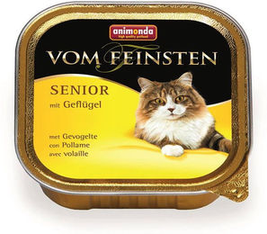 Animonda Vom Feinsten Senior Katzenfutter Geflügel Paté 32 x 100 g getreidefrei - 32 x 100 g – Bild 1 von 13