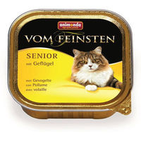 Produktbild von Animonda Vom Feinsten Senior Katzenfutter Geflügel Paté 32 x 100 g getreidefrei - 32 x 100 g