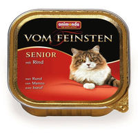 Produktbild von Animonda vom Feinsten Senior Katzenfutter Paté mit Rind und Huhn, getreidefrei, 32 x 100 g - 32 x 100 g