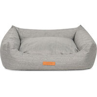 Produktbild von Animood Hundekissen Alex Grau M Velours
