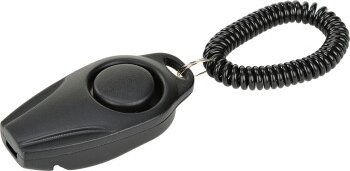 AniOne 2in1 Clicker und Pfeife aus Kunststoff in Schwarz für alle Tiergrößen – Bild 1 von 3