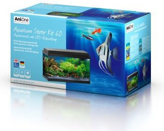 AniOne Aquarium Starter Kit 60 für Fische mit Innenfilter – Bild 1 von 1
