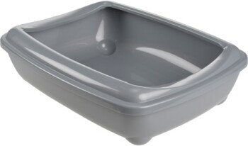Produktbild von AniOne Arist-O-Tray Offene Schalentoilette aus Kunststoff in Grau