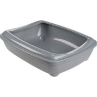 Produktbild von AniOne Arist-O-Tray Offene Schalentoilette aus Kunststoff in Grau