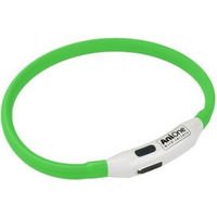 Produktbild von AniOne blinkendes Silikon-Halsband für kleine Tiere grün wasserdicht mit Akku
