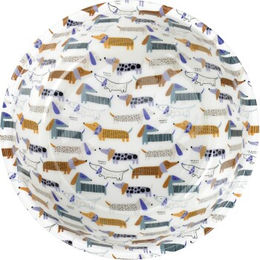 AniOne Edelstahlnapf Comic Dog Bunt 700ml - 0,7 l – Bild 1 von 2