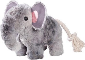 AniOne Elefant Kuscheltier aus Polyester in Grau Größe M-L – Bild 1 von 3