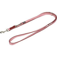 Produktbild von AniOne Führleine Doppelt aus Nylon in Rosa 2 Meter Größe M wasserabweisend