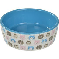 Produktbild von AniOne Futternapf Cat Faces aus Melamin 350 ml bunt - 0,35 l