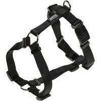 Produktbild von AniOne H-Geschirr Classic aus Nylon für Hunde in Schwarz Größe L