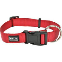 Produktbild von AniOne Halsband Classic aus Nylon rot XL wasserabweisend