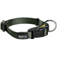 Produktbild von AniOne Halsband Classic Nylon grün Größe L wasserabweisend für Welpen