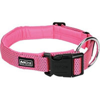 Produktbild von AniOne Halsband Reflective Comfort Rosa Polyester Größe S