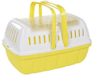 Produktbild von AniOne Hartschalen-Transportbox für Kleintiere aus Kunststoff in Transparent Gelb