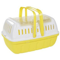 Produktbild von AniOne Hartschalen-Transportbox für Kleintiere aus Kunststoff in Transparent Gelb