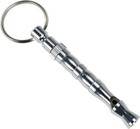 Produktbild von AniOne Hochfrequenzpfeife für Hunde aus Metall in Silber Größe L