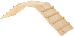 Produktbild von AniOne Holzbrücke Elsa Natur Holzleiter und Brücke für Meerschweinchen und Kaninchen