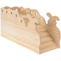 Produktbild von AniOne Holzturm Felix Häuschen aus Naturholz als Spielzeug für Meerschweinchen und Kaninchen