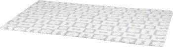 AniOne Hundedecke aus Polyester 120 x 85 cm weiß grau – Bild 1 von 1