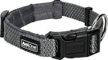 Produktbild von AniOne Hundehalsband Reflective Comfort grau Polyester Größe L