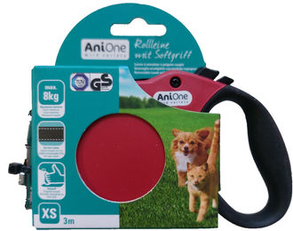 Produktbild von AniOne Hundeleine mit Rollautomatik XS für kleine Rassen bis 8kg 3m