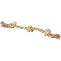 Produktbild von AniOne Hundespielzeug Tauknoten aus Naturmaterial Bunt 40 cm - 40 cm