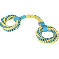 Produktbild von AniOne Hundespielzeug Tauspielzeug mit 2 Ringen aus Kunststoff in Bunt