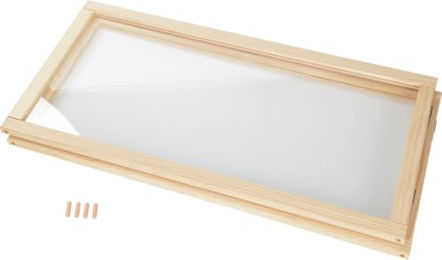 AniOne Indoorgehege Erweiterungsmodul aus Plexiglas 2 Stück Transparent - 2 x 80 cm – Bild 1 von 2