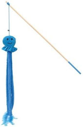 Produktbild von AniOne Katzenangel Qualle aus Plüsch in Blau