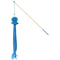 Produktbild von AniOne Katzenangel Qualle aus Plüsch in Blau