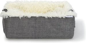 AniOne Katzenkissen Liegeplatz und Liegematte 2in1 Grau aus Polyester – Bild 1 von 3