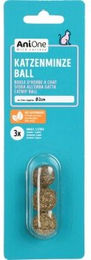 AniOne Katzenminze-Spielzeug Ball 3er Set Braun – Bild 1 von 1