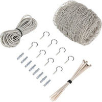 Produktbild von AniOne Katzennetz aus Nylon in Grau 2 m x 1,5 m